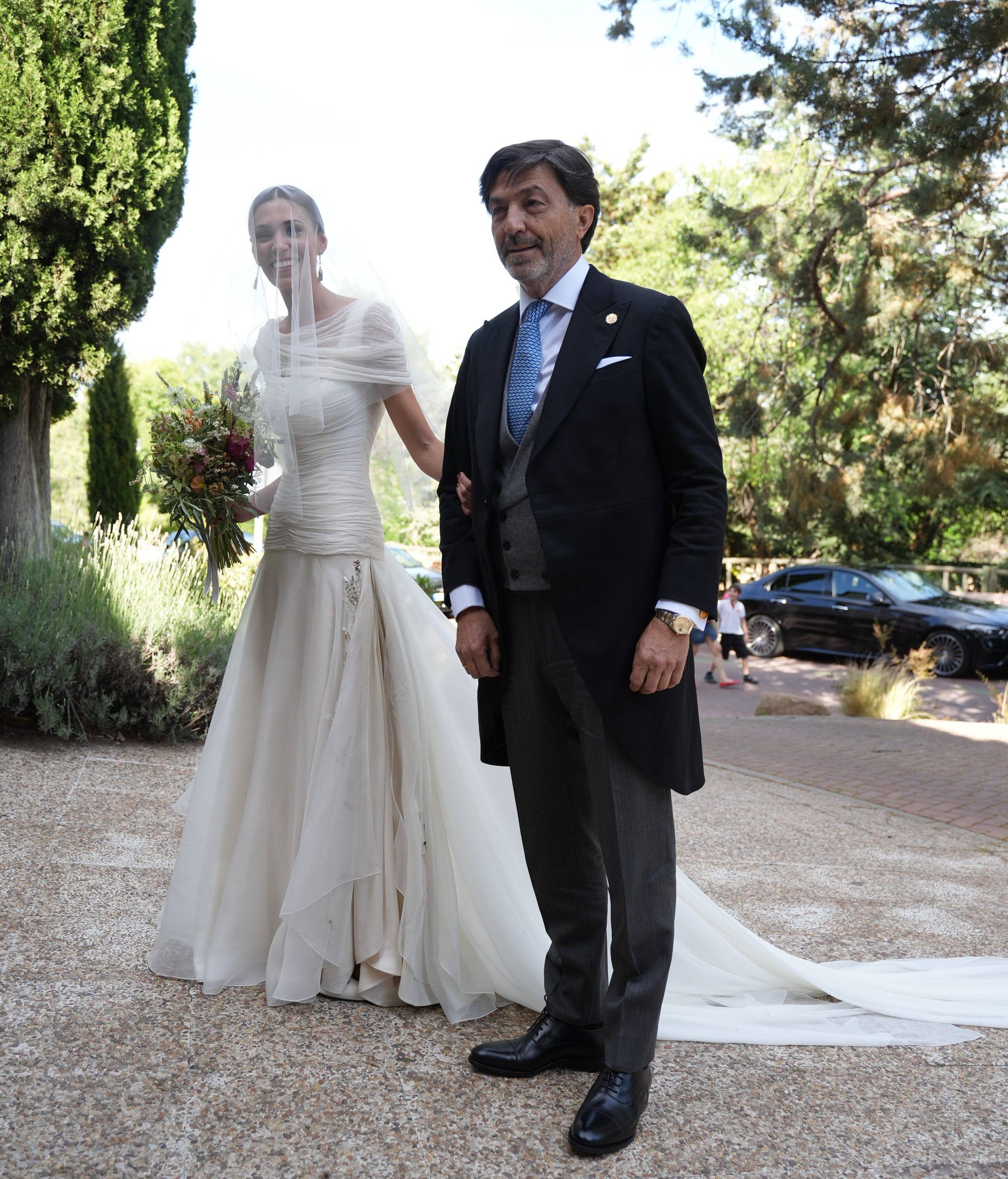 Lucía Páramo y su padre