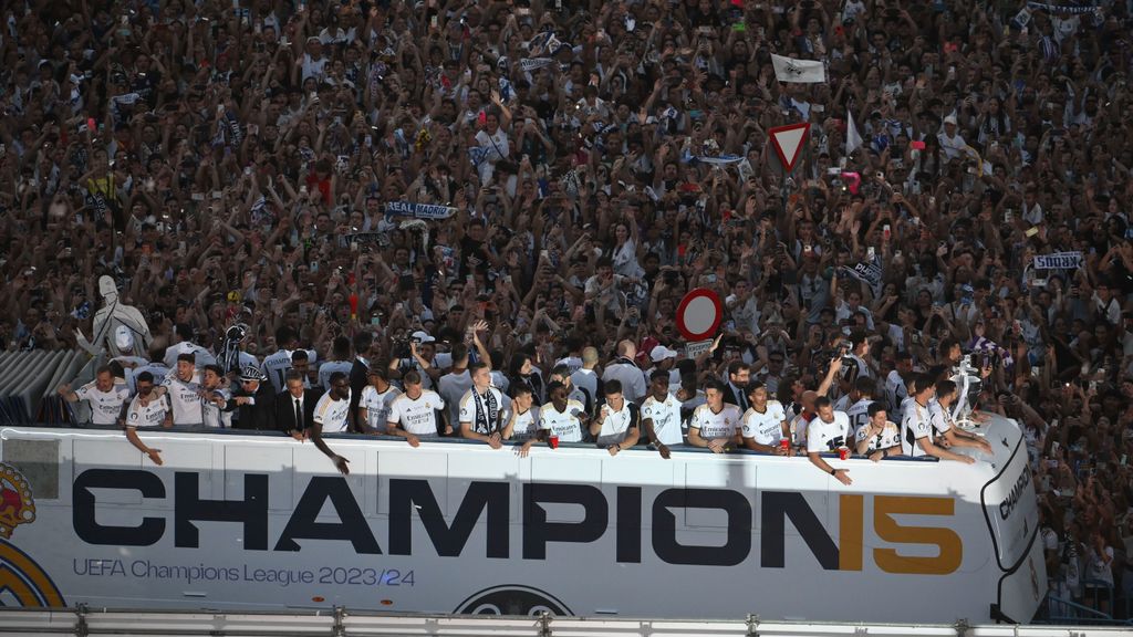 Recorrido del Real Madrid para celebrar la decimoquinta Champions