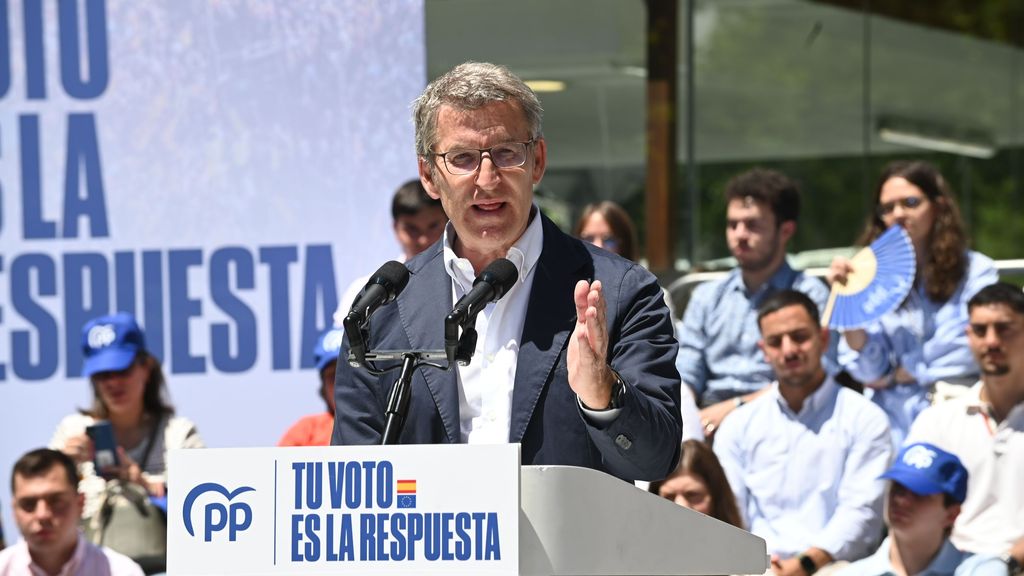 El presidente del Partido Popular, Alberto Núñez Feijóo