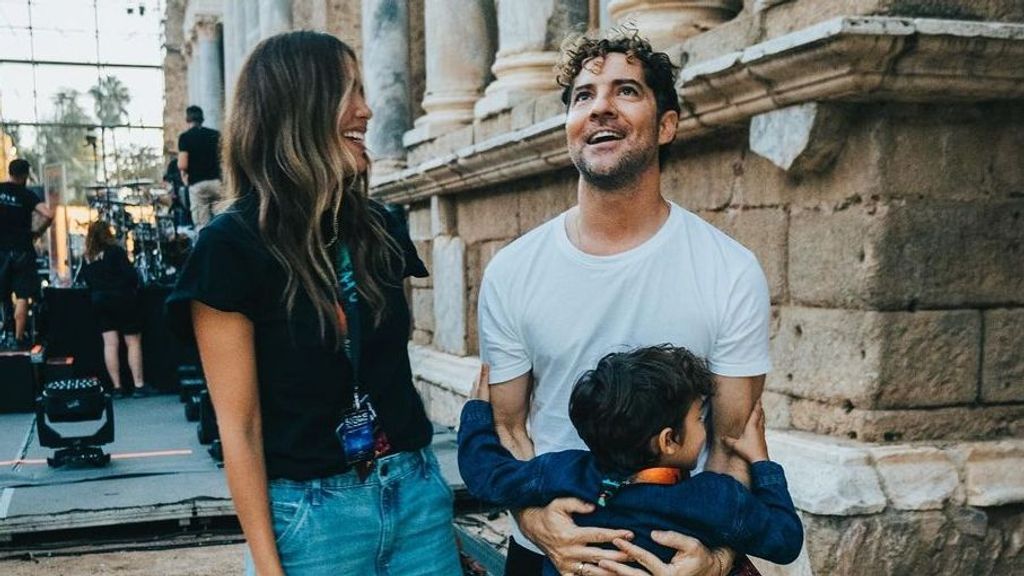 Bisbal, Zanetti y su hijo Matteo