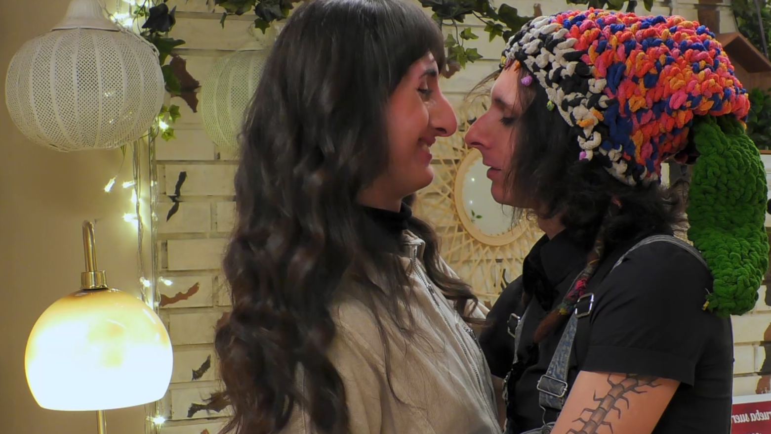 El beso de Julia y Joelle