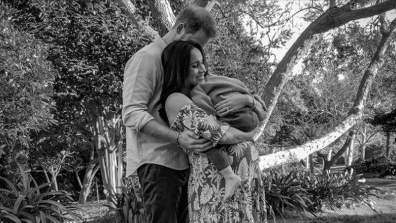 La foto que el príncipe Harry y Meghan compartieron tras el nacimiento de Lilibet.