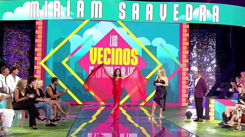 La entrada triunfal de Miriam Saavedra