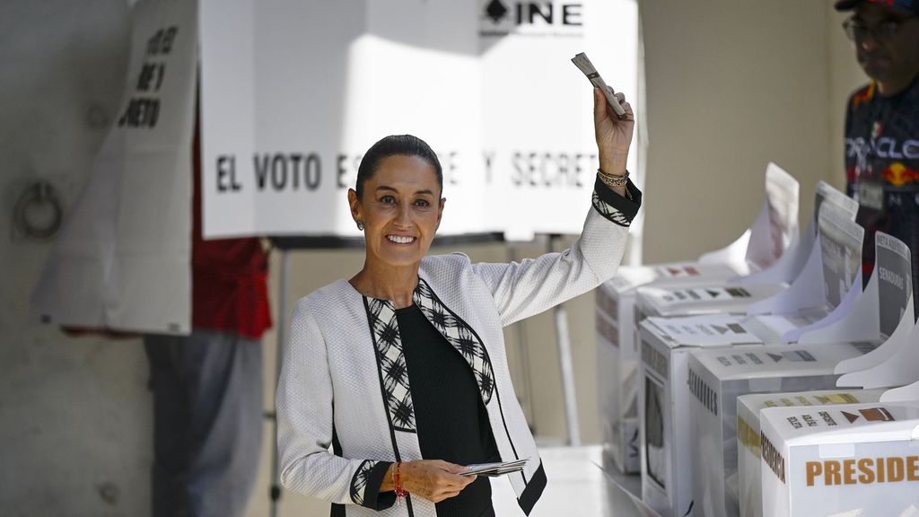 La oficialista a la Presidencia de México, Claudia Sheinbaum, gana las elecciones