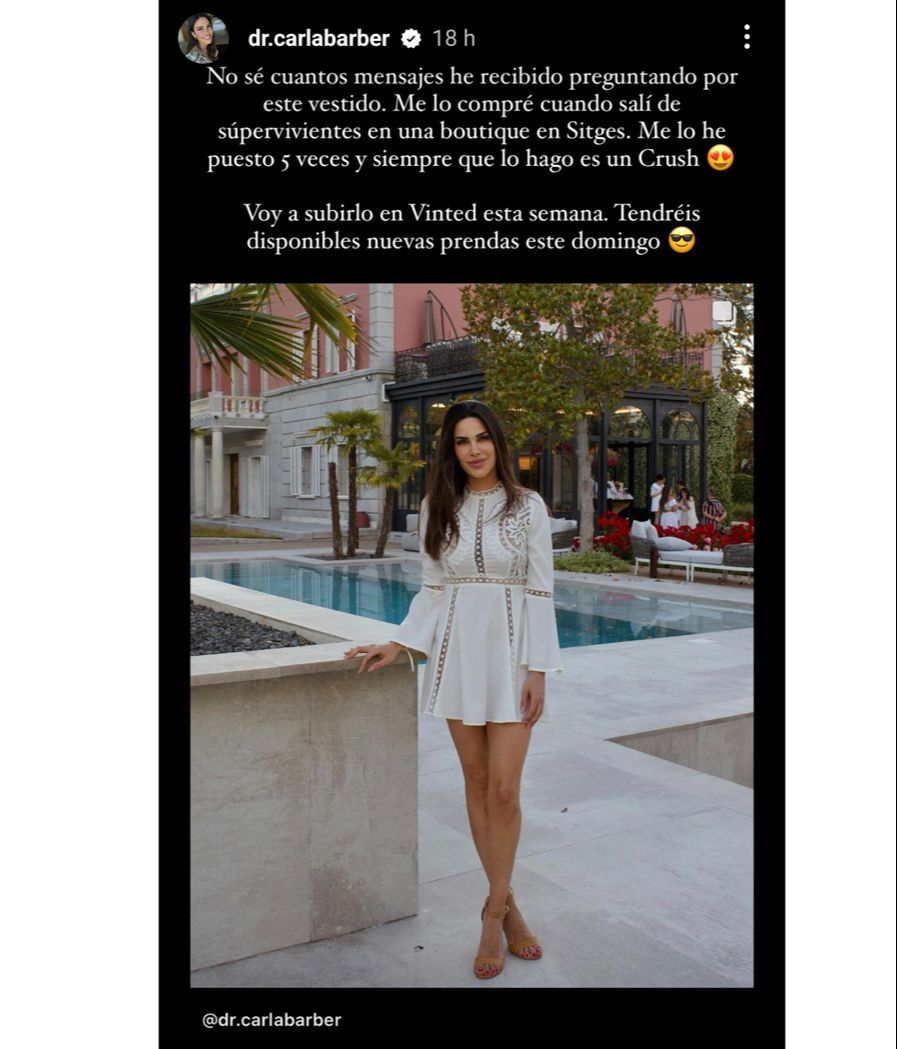 Carla Barber ha puesto a la venta la prenda estrella de su armario