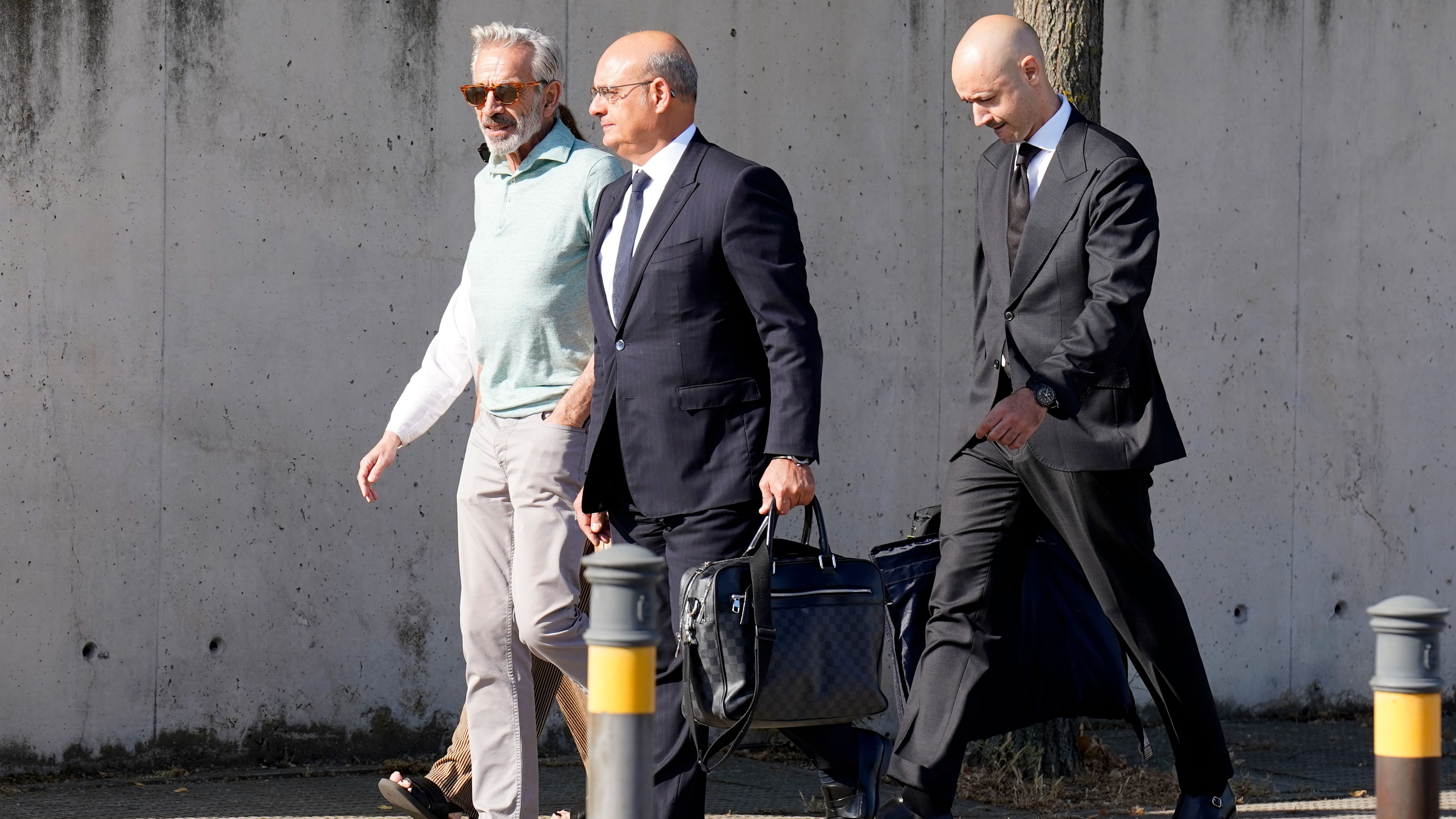 Imanol Arias en su llegada a la Audiencia Nacional este 4 de junio.
