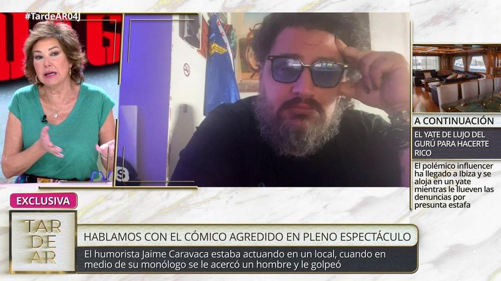 'TardeAR' habla con Jaime Caravaca tras la polémica por sus comentarios y su agresión: "No va a haber denuncias"