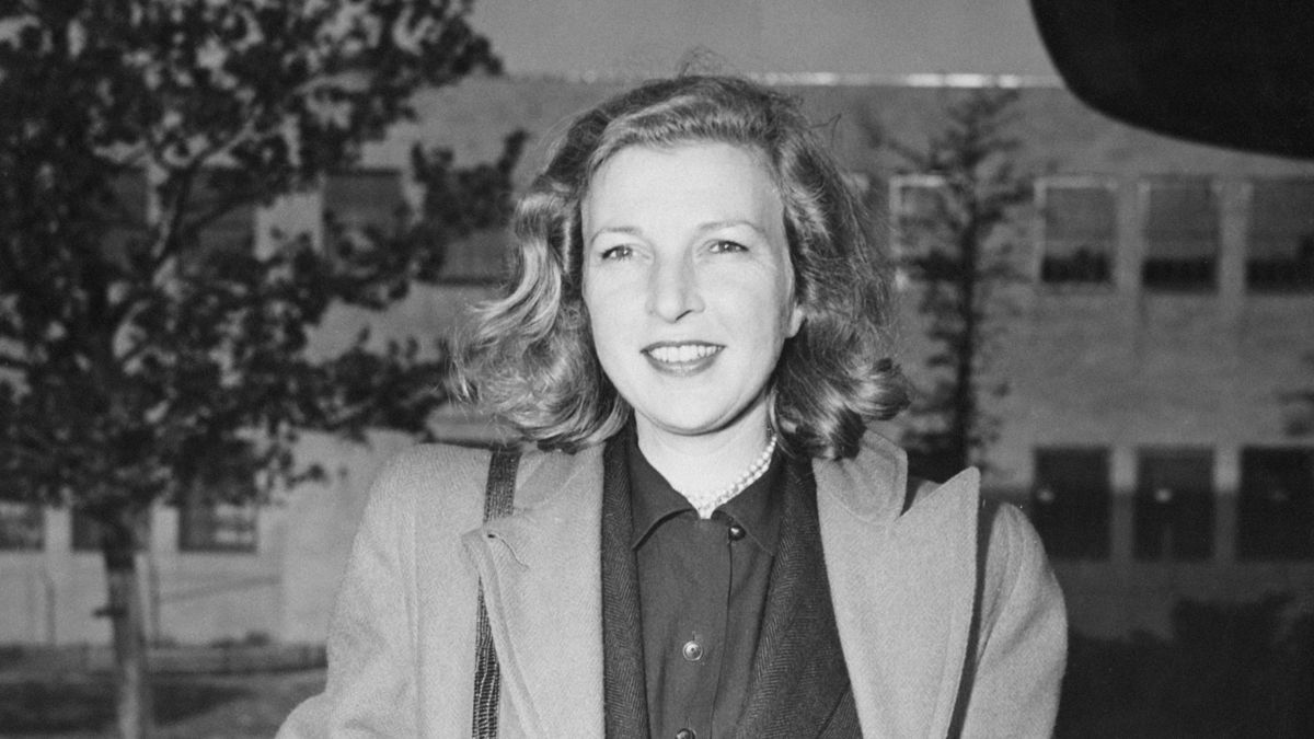 Martha Gellhorn, superviviente del desembarco en Normandía, en 1946.