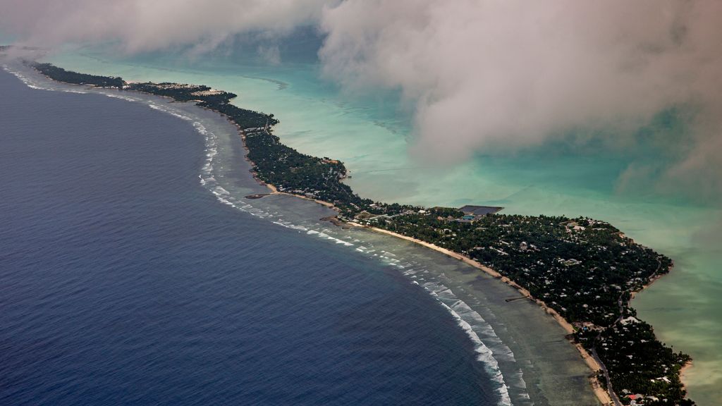 Una de las islas de Kiribati