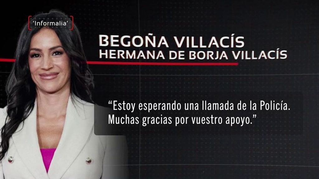 Primeras palabras de Begoña Villacís tras el asesinato de su hermano: "Muchas gracias por el apoyo"