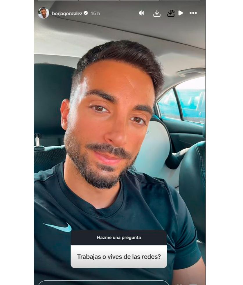 Borja González aclara en qué trabaja tras las críticas