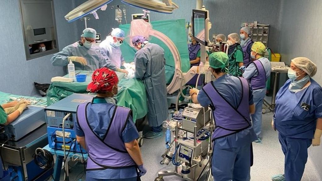 Imagen de un trasplante en el Hospital Infanta Elena de Huelva.