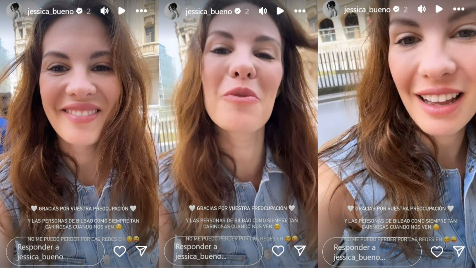 Jessica Bueno se dirige a sus fans