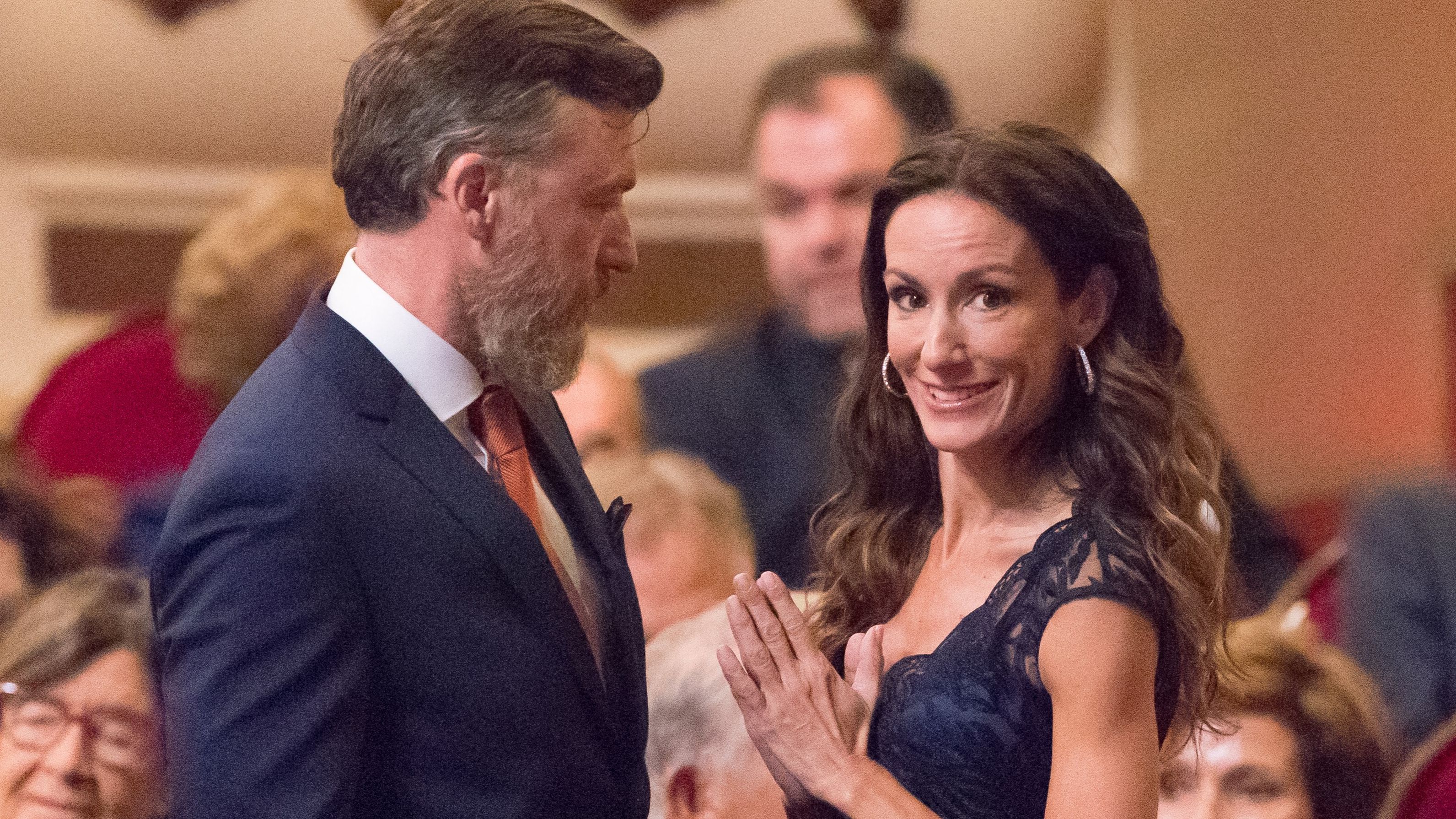 Telma Ortiz y Robert Gavin en una imagen de 2019.