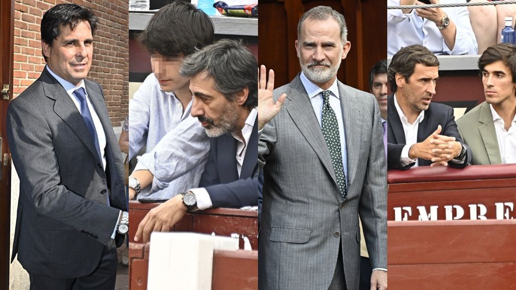 Algunos de los asistentes a la Corrida de la Prensa
