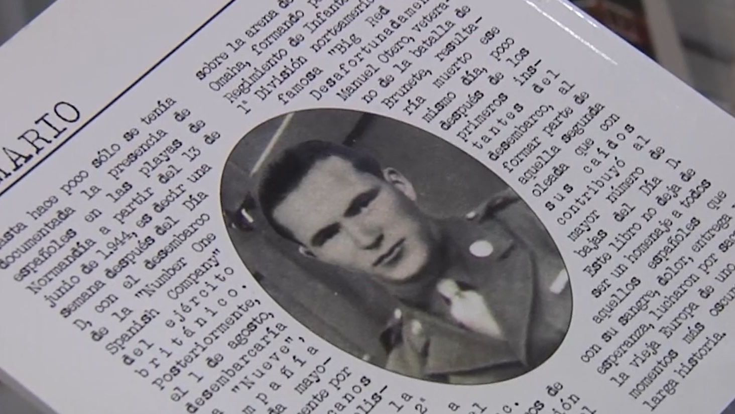 El gallego Manuel Otero, el único español que participó en el desembarco de Normandía