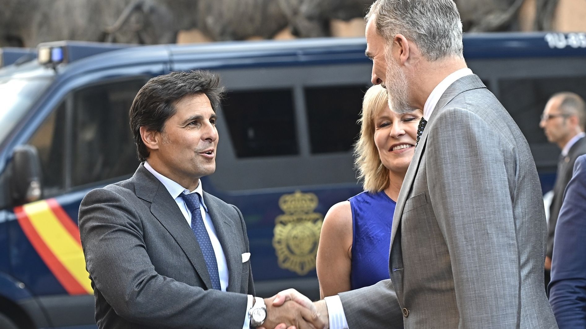 El rey Felipe Vi y Fran Rivera