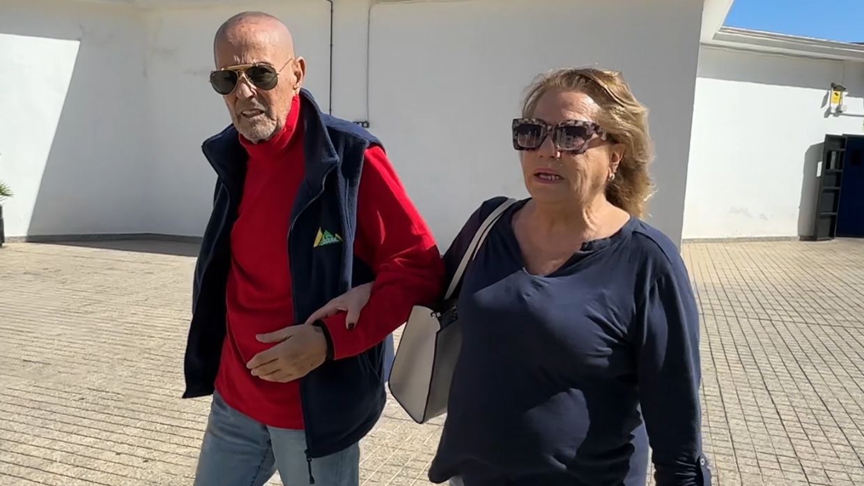Julián Muñoz y Mayte Zaldívar en abril de 2024.