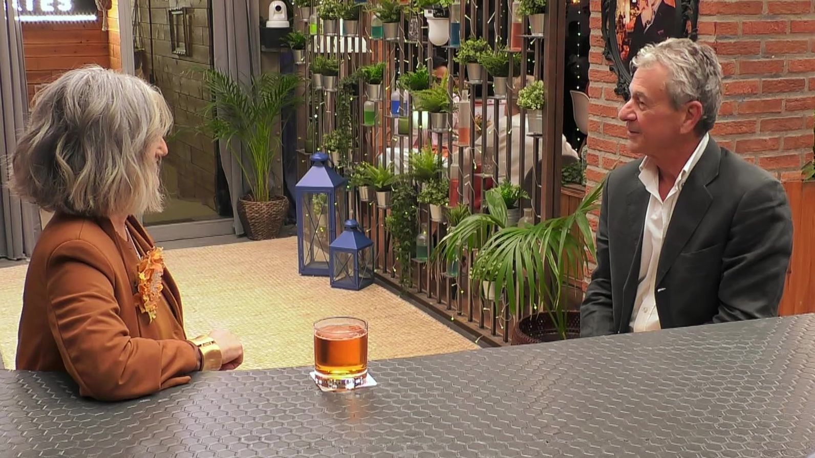 María y Federico durante su cita en 'First Dates'
