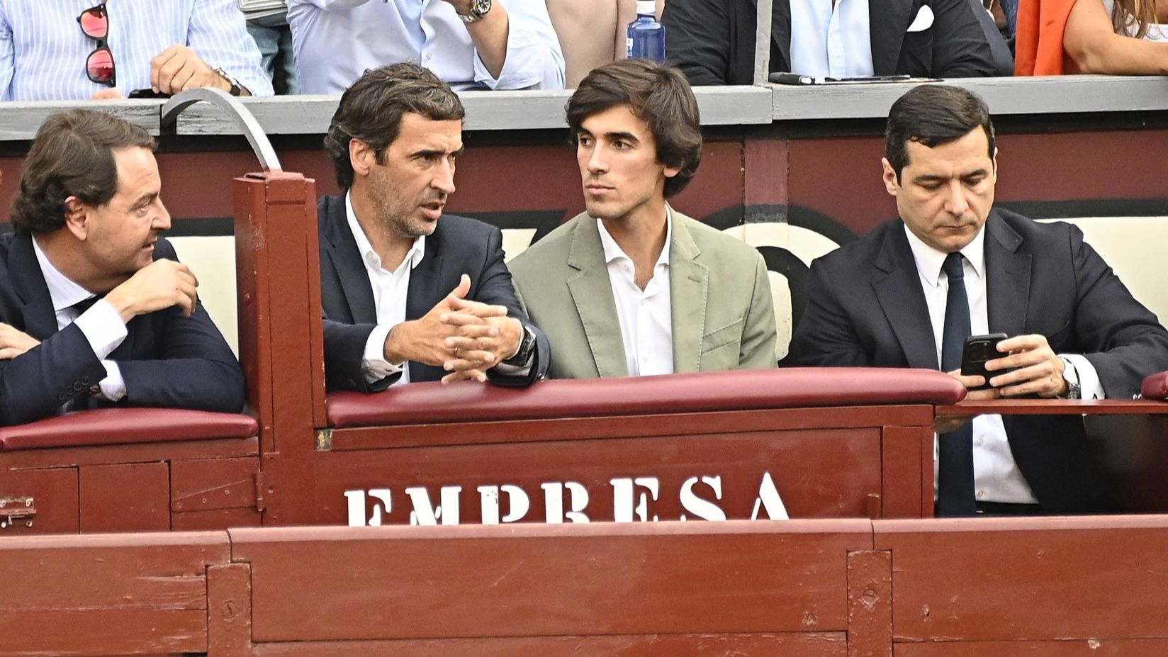 Raúl González y su hijo Jorge