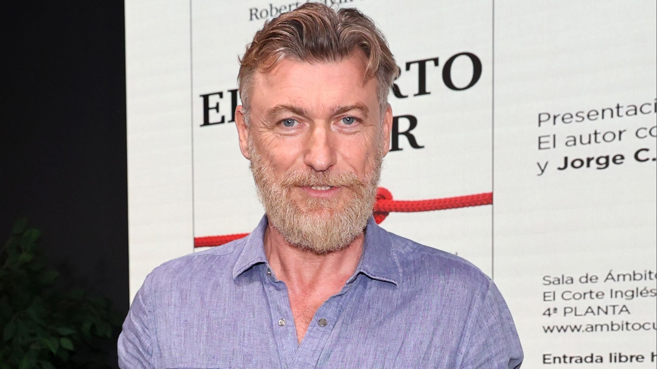 Robert Gavin durante la presentación de su nueva novela, 'El cuarto poder'.