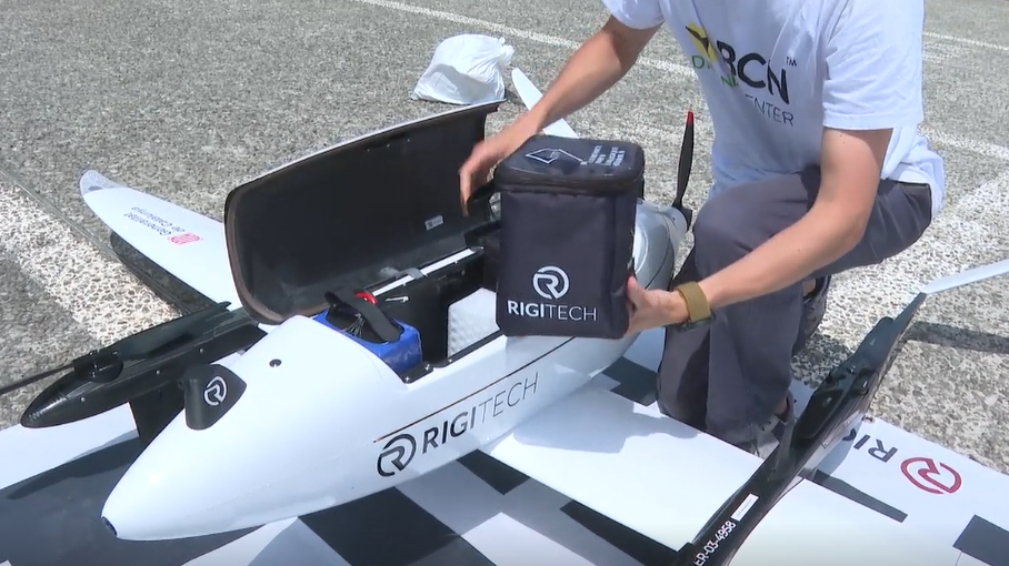 Drones para transportar material sanitario en los hospitales de Cataluña: un 80% menos de emisiones de CO2