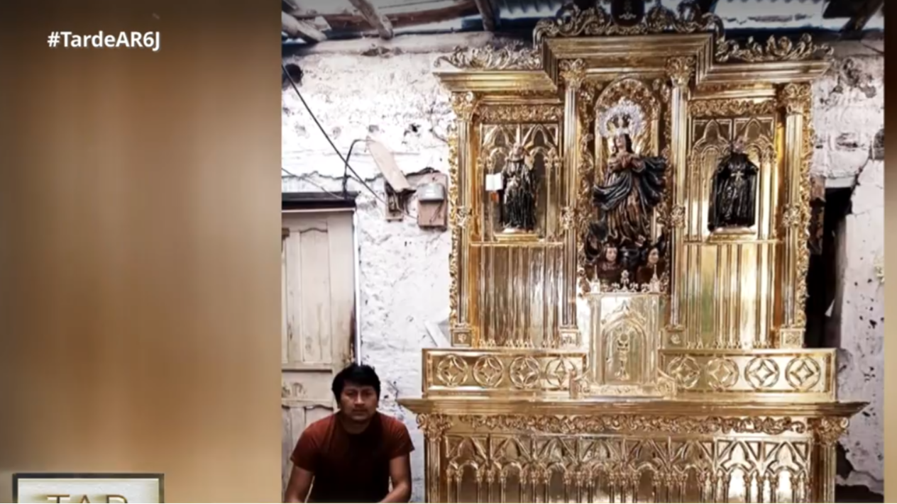 Uno de los trabajos del ebanista estafado