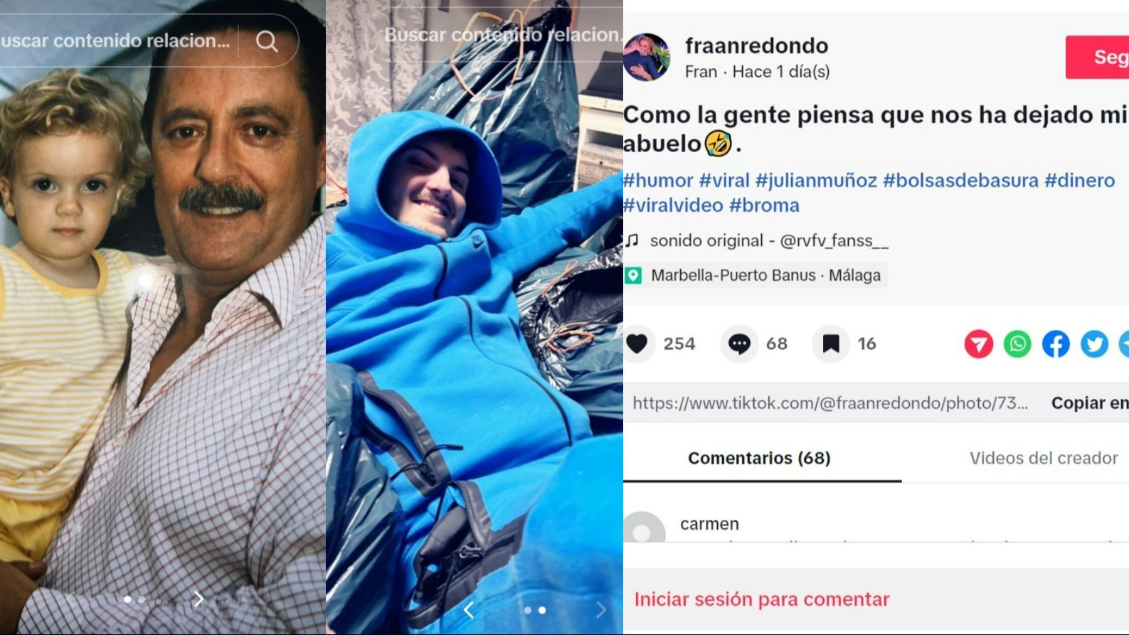 El TikTok que ha hecho el nieto de Julián Muñoz