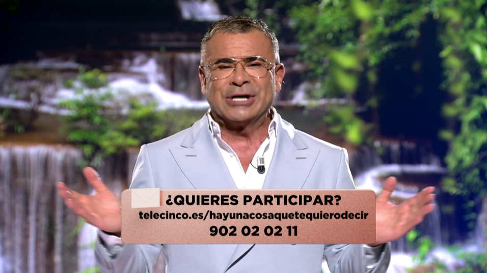 Jorge Javier Vázquez, durante la gala de 'Supervivientes'