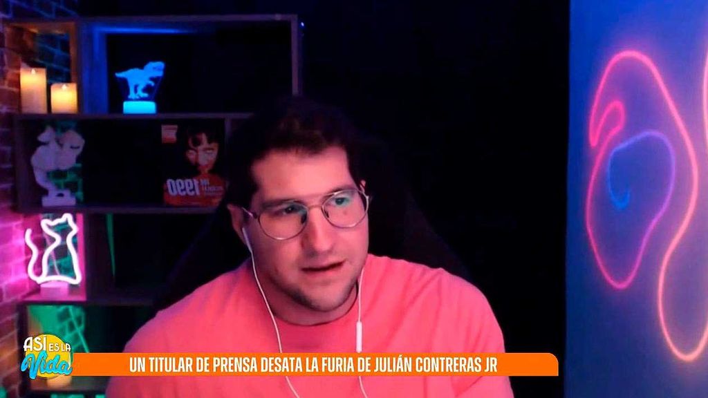 Un titular de prensa desata la furia de Julián Contreras: arremete contra la autora y critica a sus seguidores