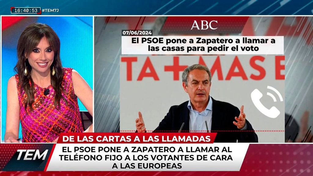 La sorprendente llamada de Zapatero a las casas para pedir el voto Todo es mentira 2024 Programa 1358