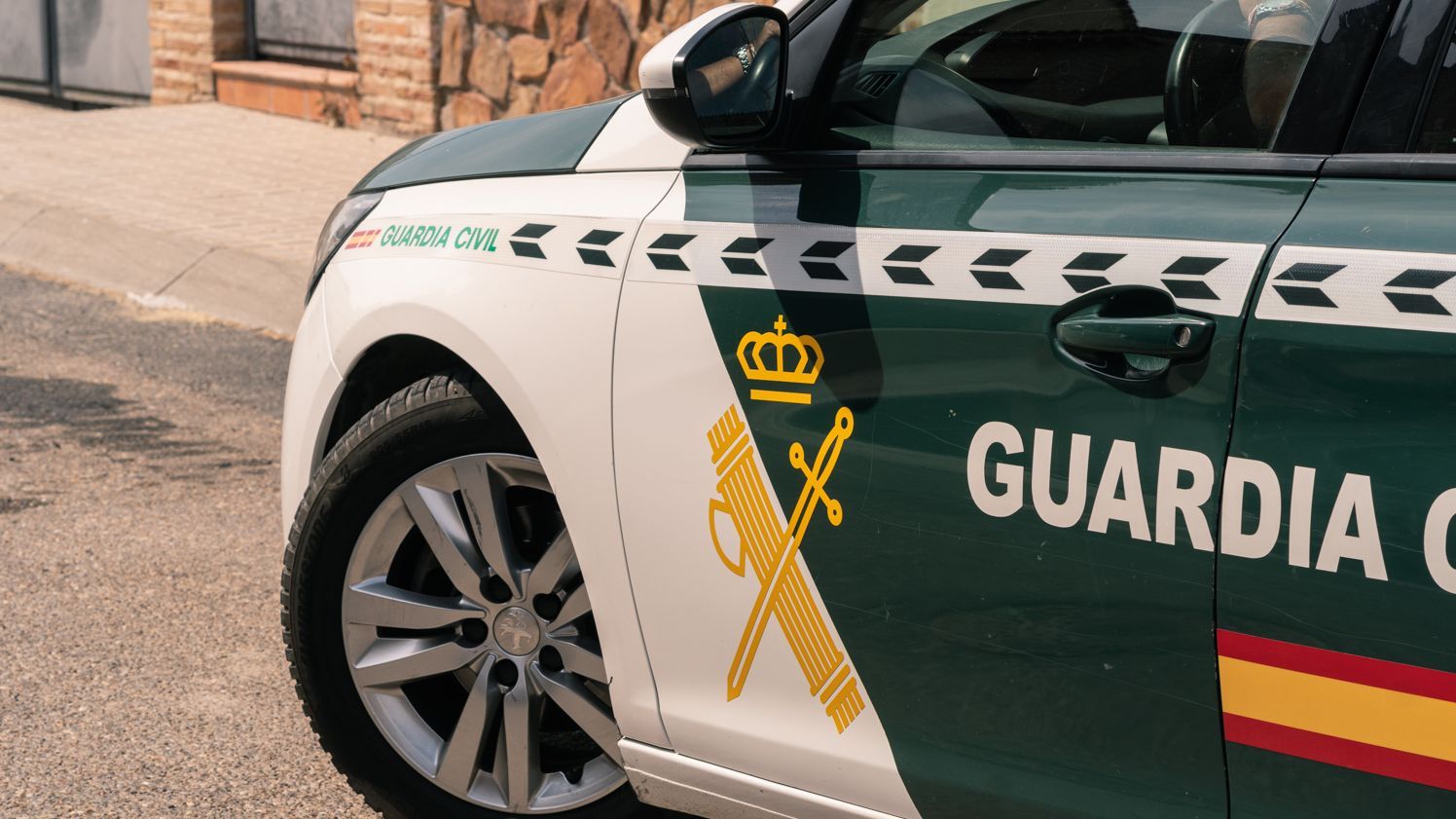 Un coche de la Guardia Civil