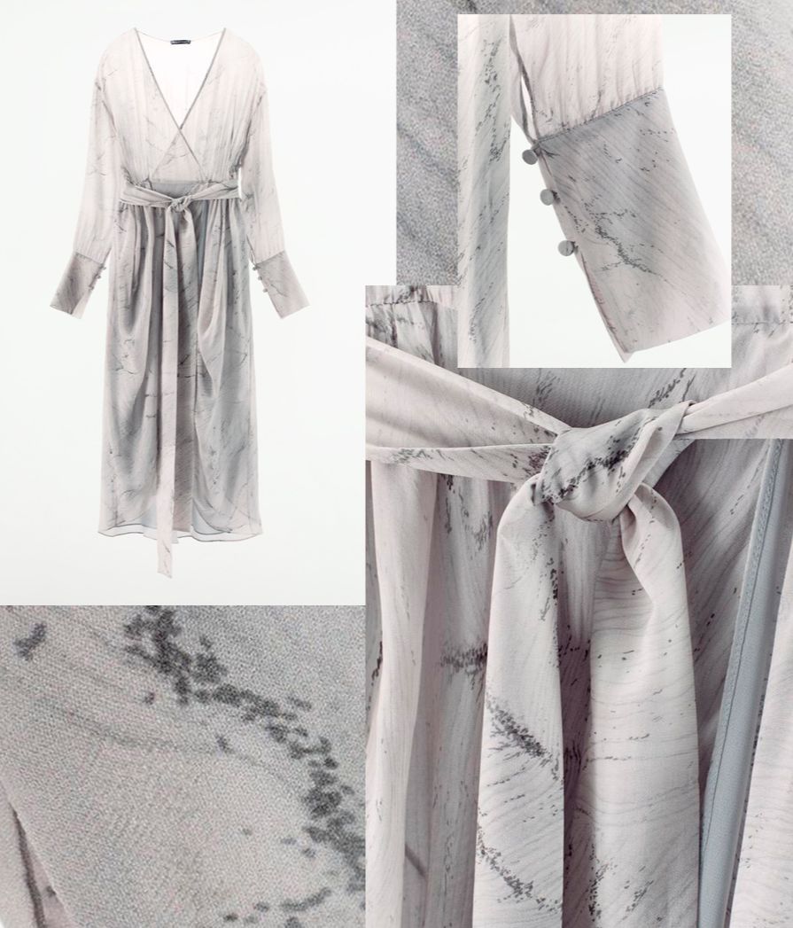 Vestido túnica estampado: 79,95 euros