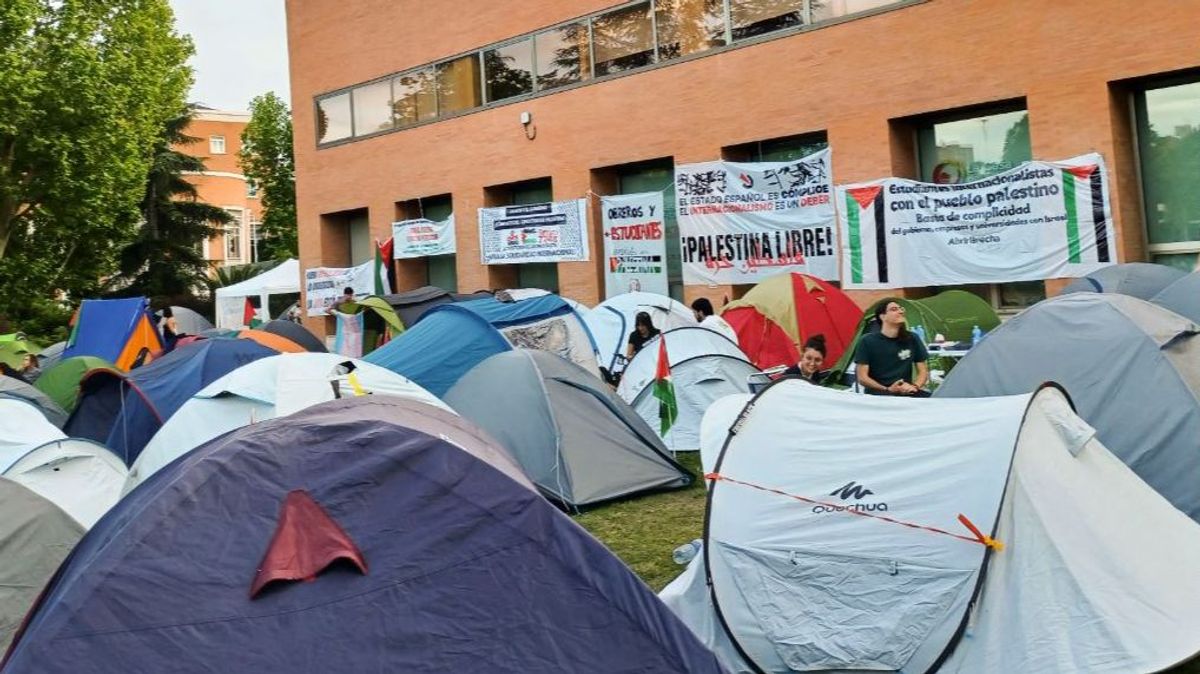 Finaliza la Acampada por Palestina en la Complutense de Madrid después de un mes