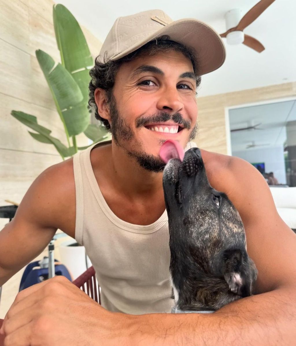 Kiko JIménez y su perro