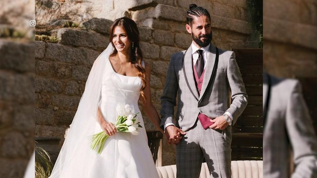 Todos los detalles de la boda de Sara Sálamo e Isco: Dos vestidos de novia, con muletas y una selecta lista de invitados
