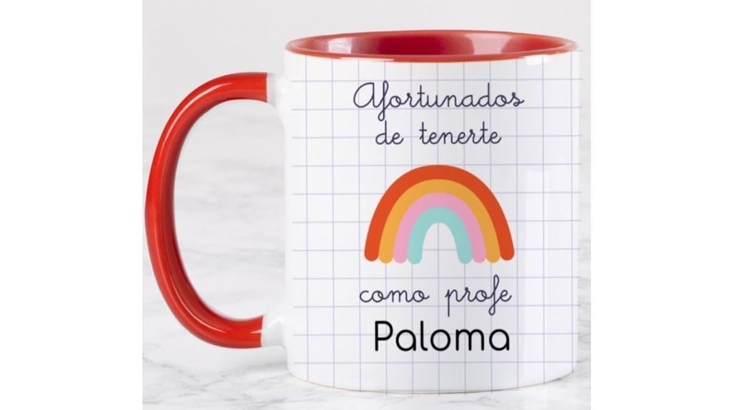 Taza para profesores de Amazon