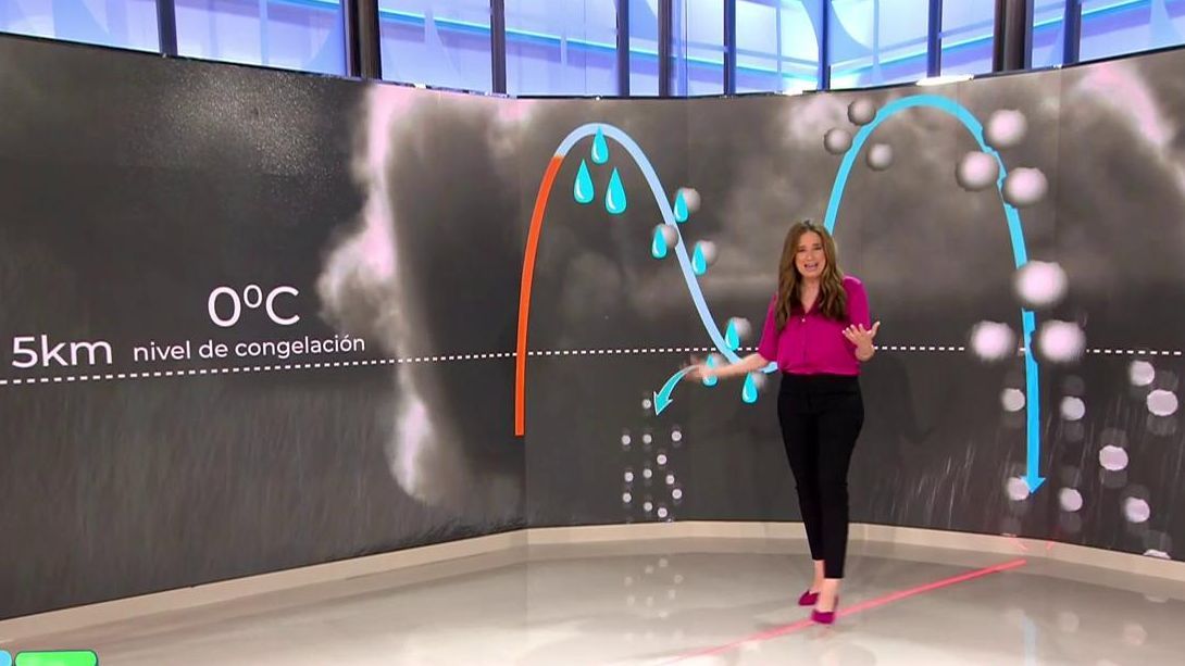 Rosemary Alker explicaba cómo y por qué se forma el granizo