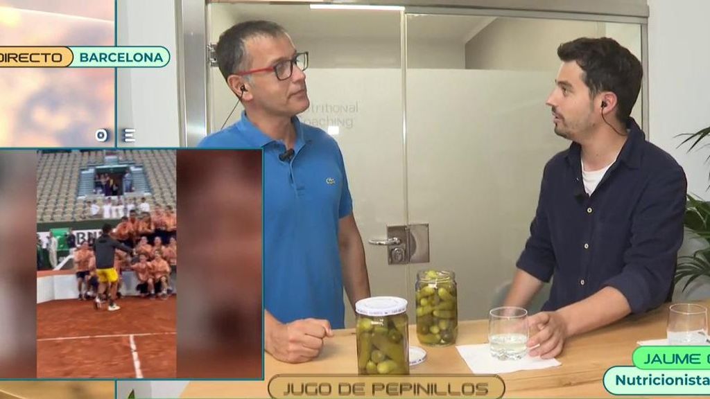 Un nutricionista confirma el secreto clave en la victoria de Carlos Alcaraz: el jugo de pepinillos
