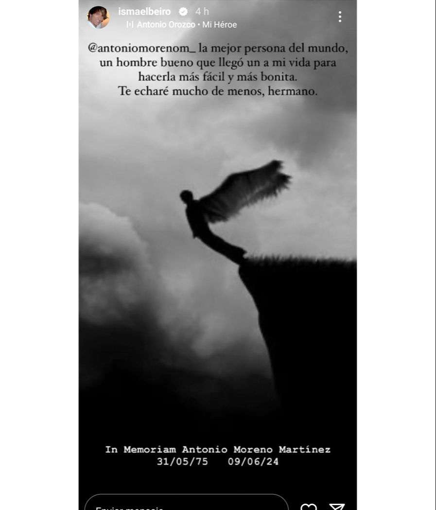 Ismael Beiro llora una pérdida muy dolorosa