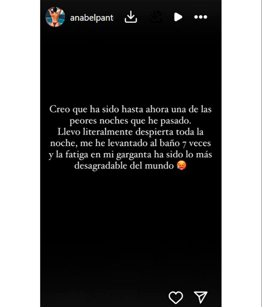 Anabel Pantoja relada una de las "peores noches de su vida" en su cuarto mes de embarazo
