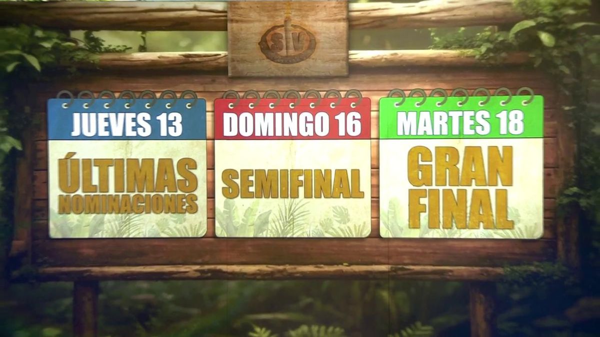 La gran final de ‘Supervivientes’ será el martes 18 de junio, tras la semifinal del domingo 16