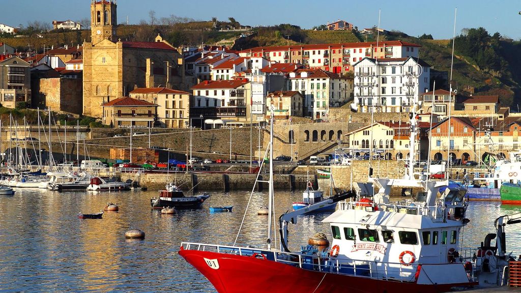 Puerto de Getaria, en Guipúzcoa