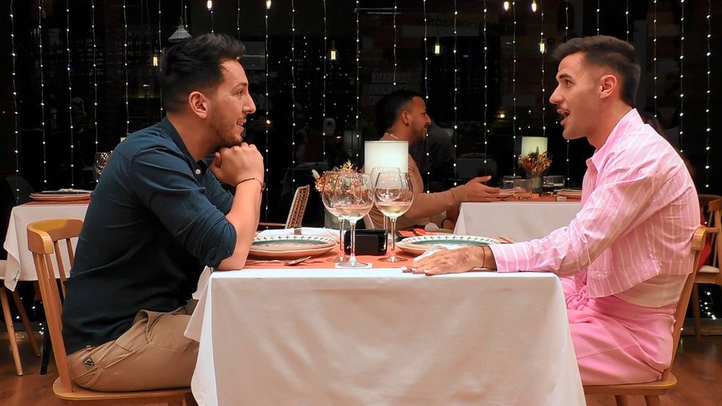 Yoram y Fran durante su cita en 'First Dates'