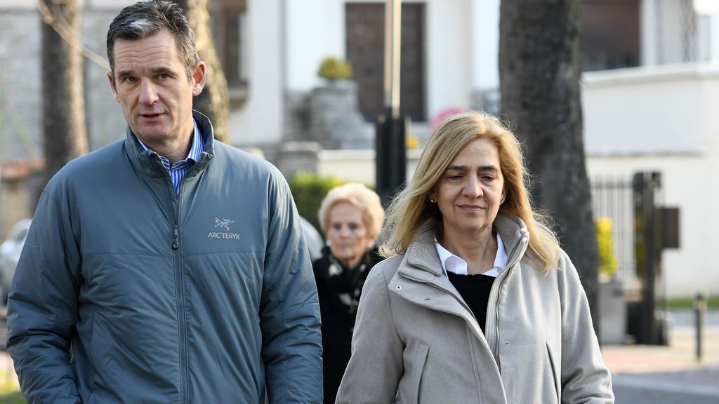 La Infanta Cristina e Iñaki Urdangarín, en una imagen de archivo de 2019.