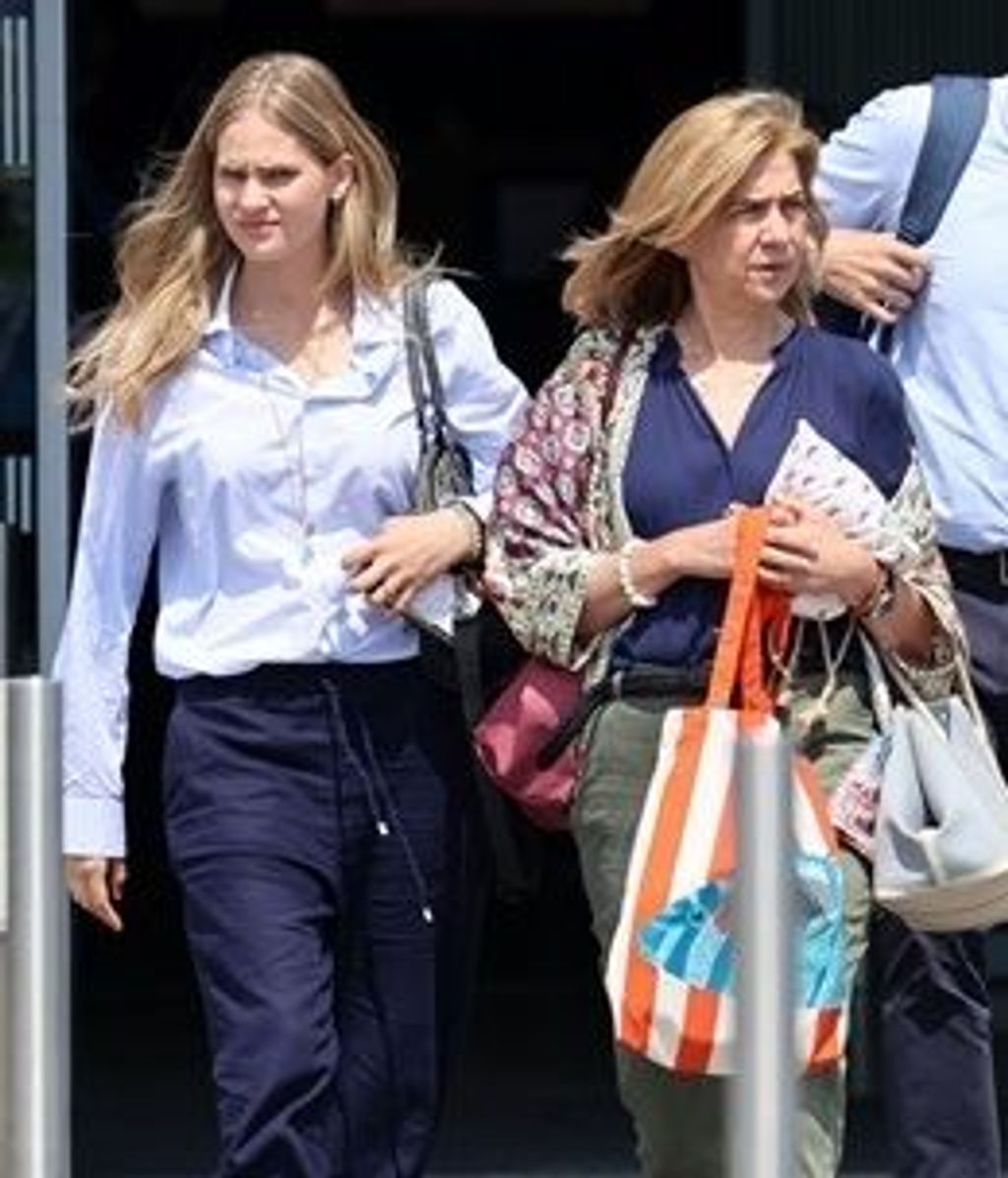 Irene Urdangarin y la infanta Cristina en una imagen de archivo.