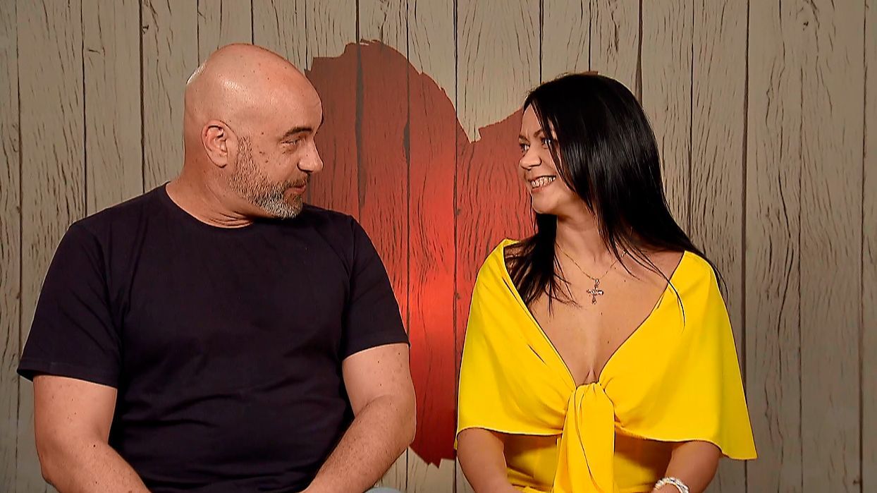 Fernando y Andreia durante su cita en 'First Dates'
