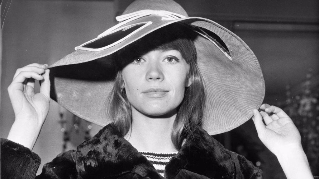 La cantautora, modelo y actriz Françoise Hardy