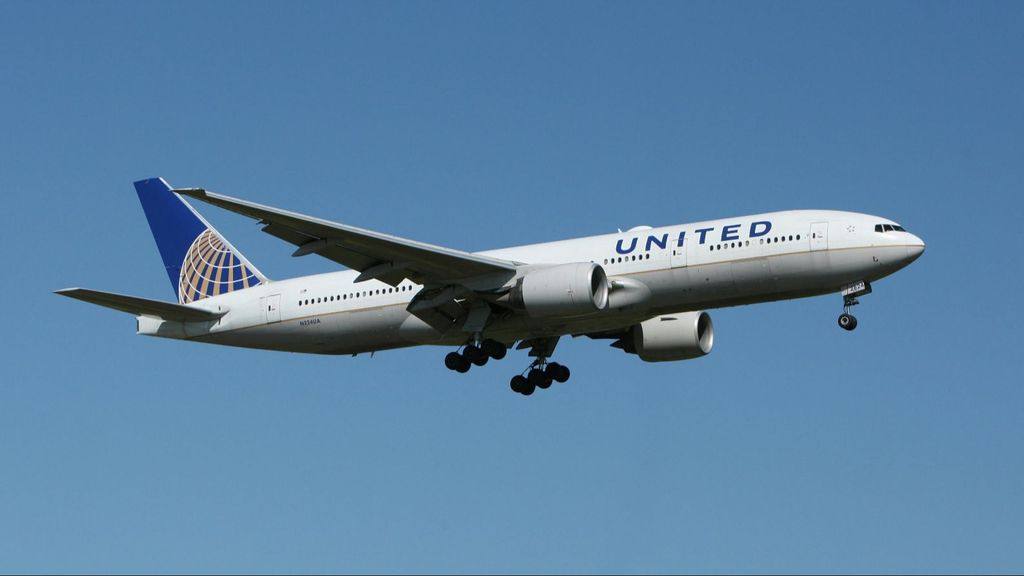 Un avión de United Airlines