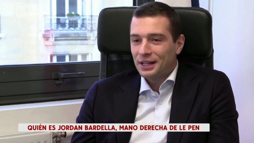 Jordan Bardella, mano derecha de Marine Le Pen